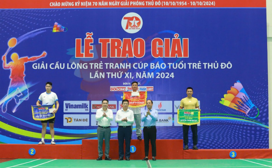 Bế mạc Giải Cầu lông trẻ tranh cúp báo Tuổi trẻ Thủ đô lần thứ XI năm 2024